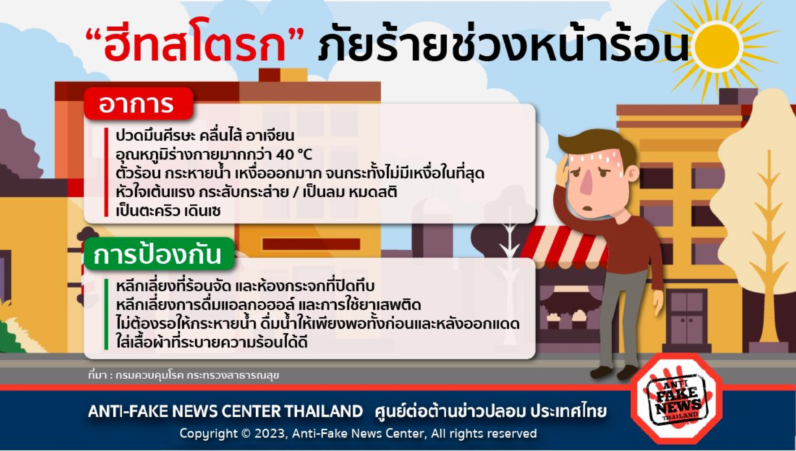 “ฮีทสโตรก” ภัยร้ายช่วงหน้าร้อน