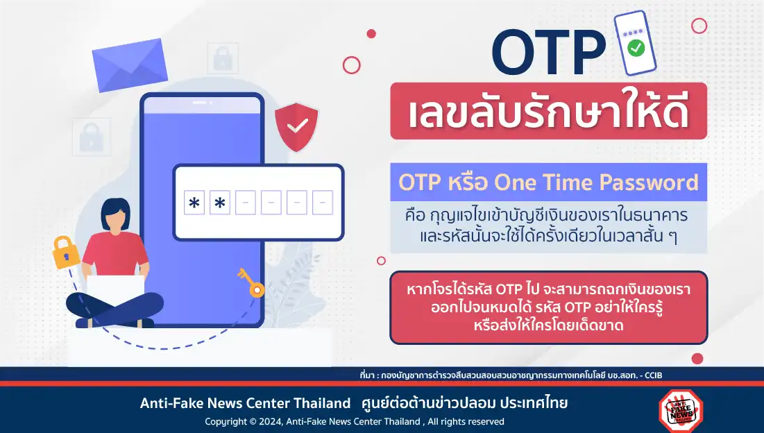 OTP เลขลับรักษาให้ดี