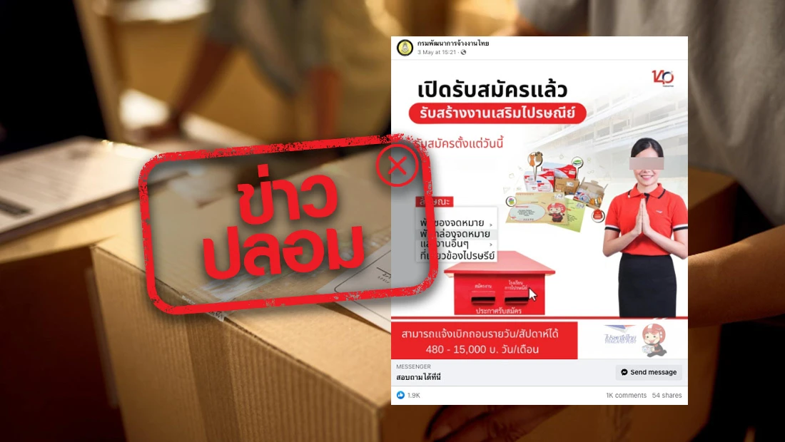 งานเสริมไปรษณีย์