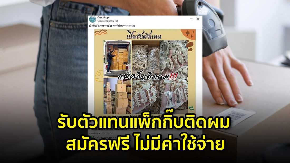 รับตัวแทนแพ็กกิ๊บติดผม