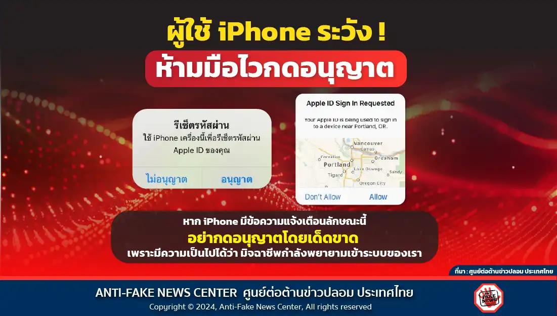 ผู้ใช้ iPhone ระวัง! ห้ามมือไวกดอนุญาต