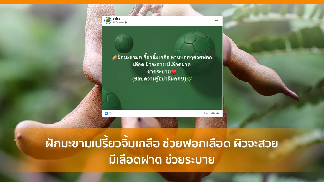ฝักมะขามเปรี้ยวจิ้มเกลือ