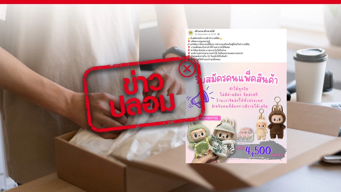 เพจ สร้างงาน สร้างรายได้