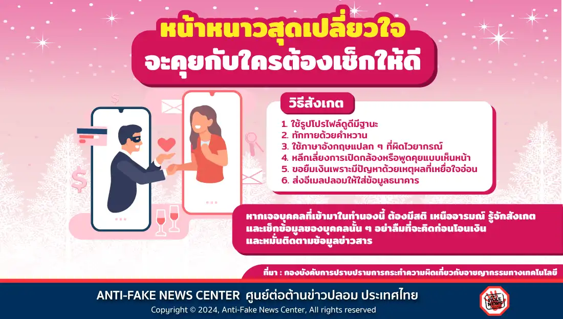 หน้าหนาวสุดเปลี่ยวใจ จะคุยกับใครต้องเช็กให้ดี