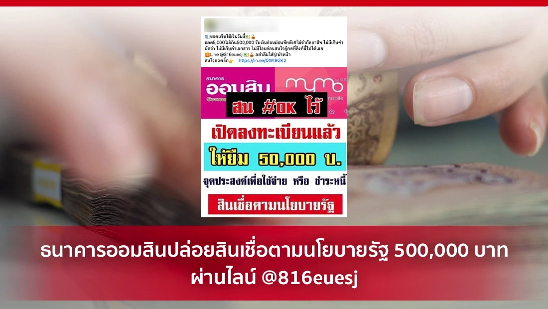 สินเชื่อตามนโยบายรัฐ