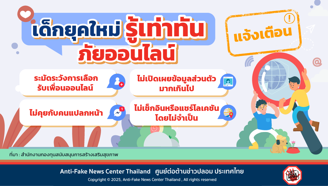 เด็กยุคใหม่ รู้เท่าทันภัยออนไลน์