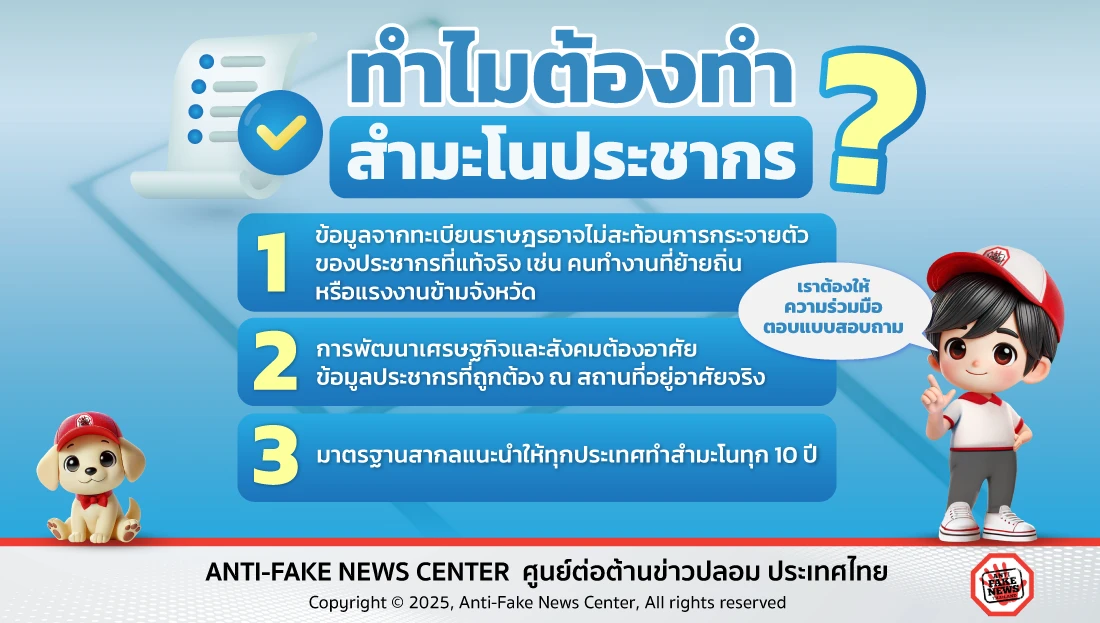 ทำไมต้องทำสำมะโนประชากร?